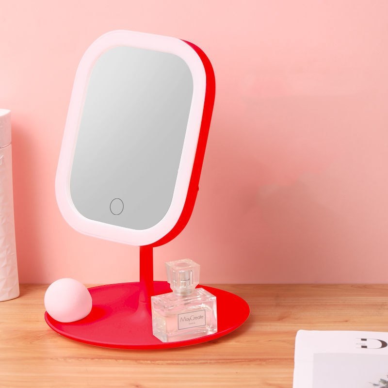 Desktop Mirror Dressing Mirror With Light Bulb Fill Light Beauty Makeup Desktop Mirror Dressing Mirror With Light Bulb Fill Light Beauty Makeup